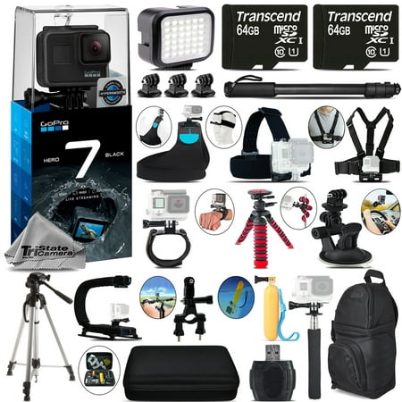 GoPro HERO7 Black 4K Ultra HD, 12MP, Wi-Fi Waterproof Action Camera -Mega