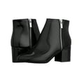 thumbnail image 5 of Women's Chunky Heel Boots Side Zipper Short Boots Chunky Heeled Fashion Boots Low Heel Ankle Booties, 5 of 5