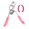 thumbnail image 1 of Rizador de pestañas ligero para mujeres Unique Bargains 1 Pcs para viajes de negocios Acero al carbono PS Rosa Rojo rosa, 1 of 3