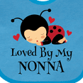 thumbnail image 4 of Inktastic Loved by My Nonna Grandchild Boys or Girls Baby Bib, 4 of 4