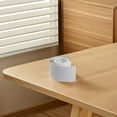 thumbnail image 4 of DINHEAROM Skirting Board Trim White Wood Grain 2 Rolls 196.50X1.97X0.04in, 4 of 8