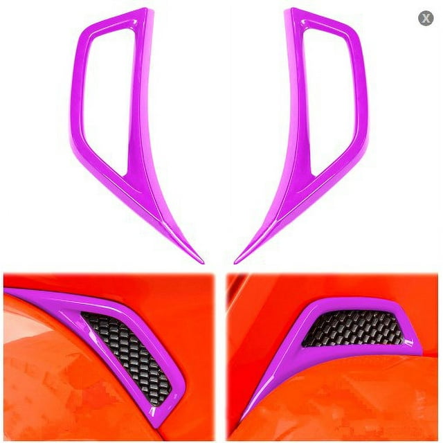 2pcs Car Wheel Eyebrow Side Air Inlet Cover Sticker Trim For Jeep JL Gladiator JT 2018+ Air Conditioning Vent Outlet Decoration
