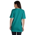 thumbnail image 3 of Inkmeso T-Shirt Basique en Coton à Col Rond pour Femmes Coupe Ample Décontractée Long pour Entraînement, 3 of 8