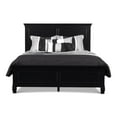 thumbnail image 6 of New Classic Tamarack 4-Piece Wood King Bedroom Set with Chest in Black, 6 of 6