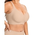thumbnail image 3 of Cueply Bras for Women Plus Size Wireless Bra Full Coverage Support Wide Strap Seamless Comfort, 3 of 9