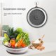thumbnail image 5 of Vented Collapsible Medium Microwave Cover (Charcoal) - Splatter Guard & Colander Kitchen Gadget for, 5 of 5
