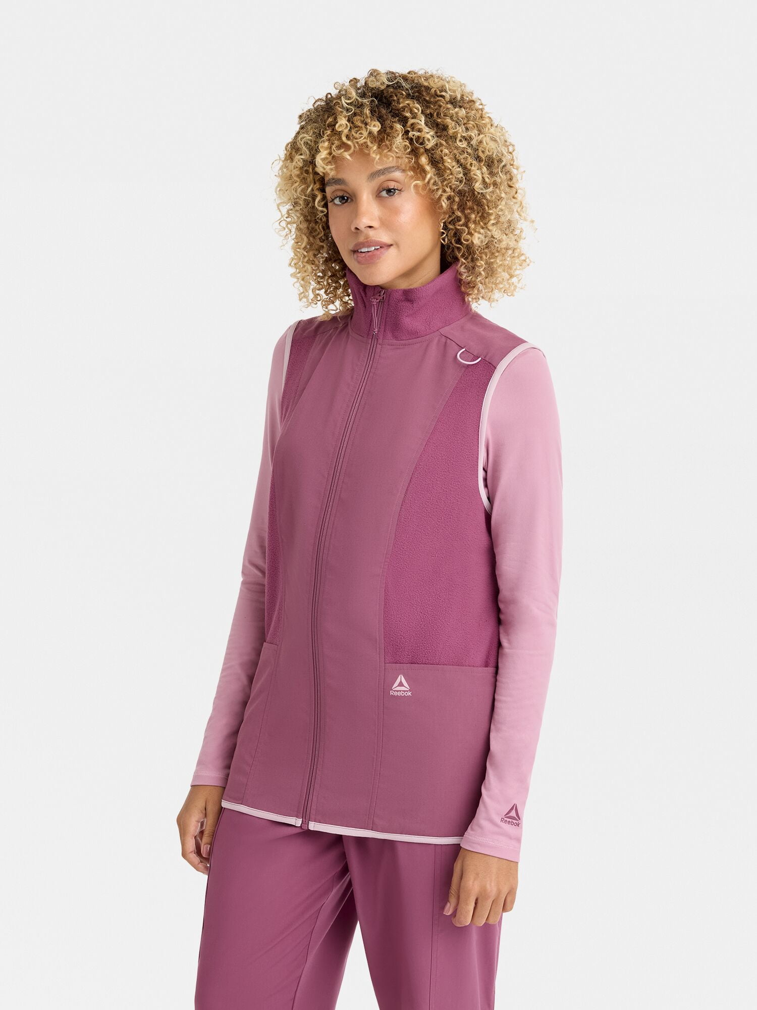 Reebok Women’s Tech Comfort Scrub Vest with 6 Pockets, Sizes S–3XL