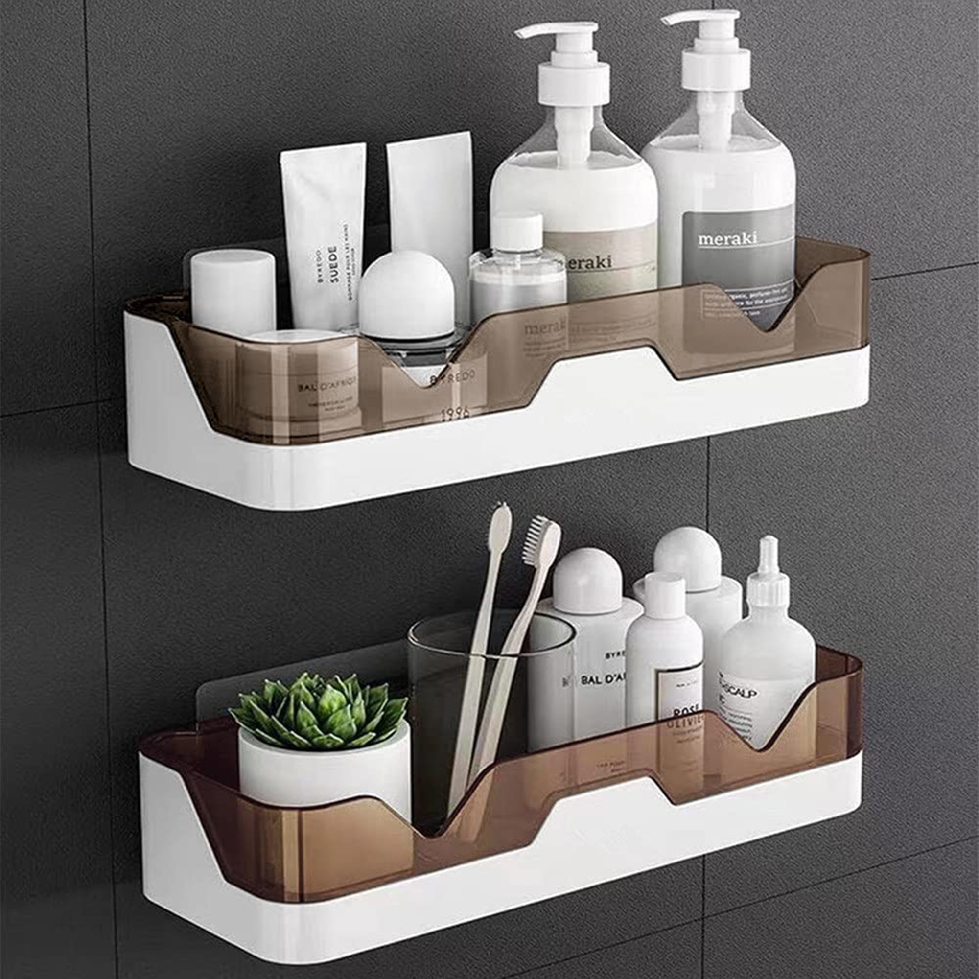 BESSNINI Bathroom On The Wall Storage Organizer, Bathroom Simple Shower