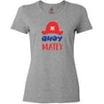 thumbnail image 3 of Inktastic Ahoy Matey, Pirate Hat, Skull and Bones, Pirates Women's T-Shirt, 3 of 5