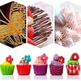 thumbnail image 5 of 4 Pcs Piping Bags Reusable, Silicone Pastry Bags for Cake Decorating, Baking Supplies for Cookies Chocolate Cupcake, Icing Cream Frosting Bags, DIY Kitchen Tool, 10’’ 12’’ 14’’ 16’’, 5 of 5