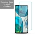 thumbnail image 2 of Shockproof Bumper (Black Frame) phone Case for Samsung Galaxy A23 5G, with Tempered Glass Screen Protector, by OneToughShield ® - Colorful Checker, 2 of 4