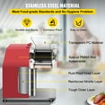 thumbnail image 3 of KFFKFF Commercial Meat Cutting Machine, 551 Lbs/H 850W Meat Shredding Machine, 3.5mm Blade Electric Meat Cutter, Stainless Steel Restaurant Food Cutter, for Kitchen Supermarket Lamb Beef Chicken, Red, 3 of 9