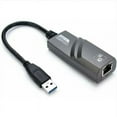 thumbnail image 1 of Durable and Flexible USB to Ethernet Adapter, Backward Compatibility Gigabit Converter for Full Bandwidth, Windows XP/Vista/7/8/10, 1 of 5
