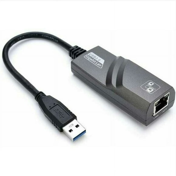 Durable and Flexible USB to Ethernet Adapter, Backward Compatibility Gigabit Converter for Full Bandwidth, Windows XP/Vista/7/8/10
