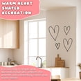 thumbnail image 2 of 5Pcs Metal Heart Wall Art Décor Love Heart Wall Decoration Sign Metal Wall Ornaments for Valentine's Day Farmhouse Decor Minimalist for Living room Bathroom Bedroom Dining Room-Housewarming Gifts, 2 of 13