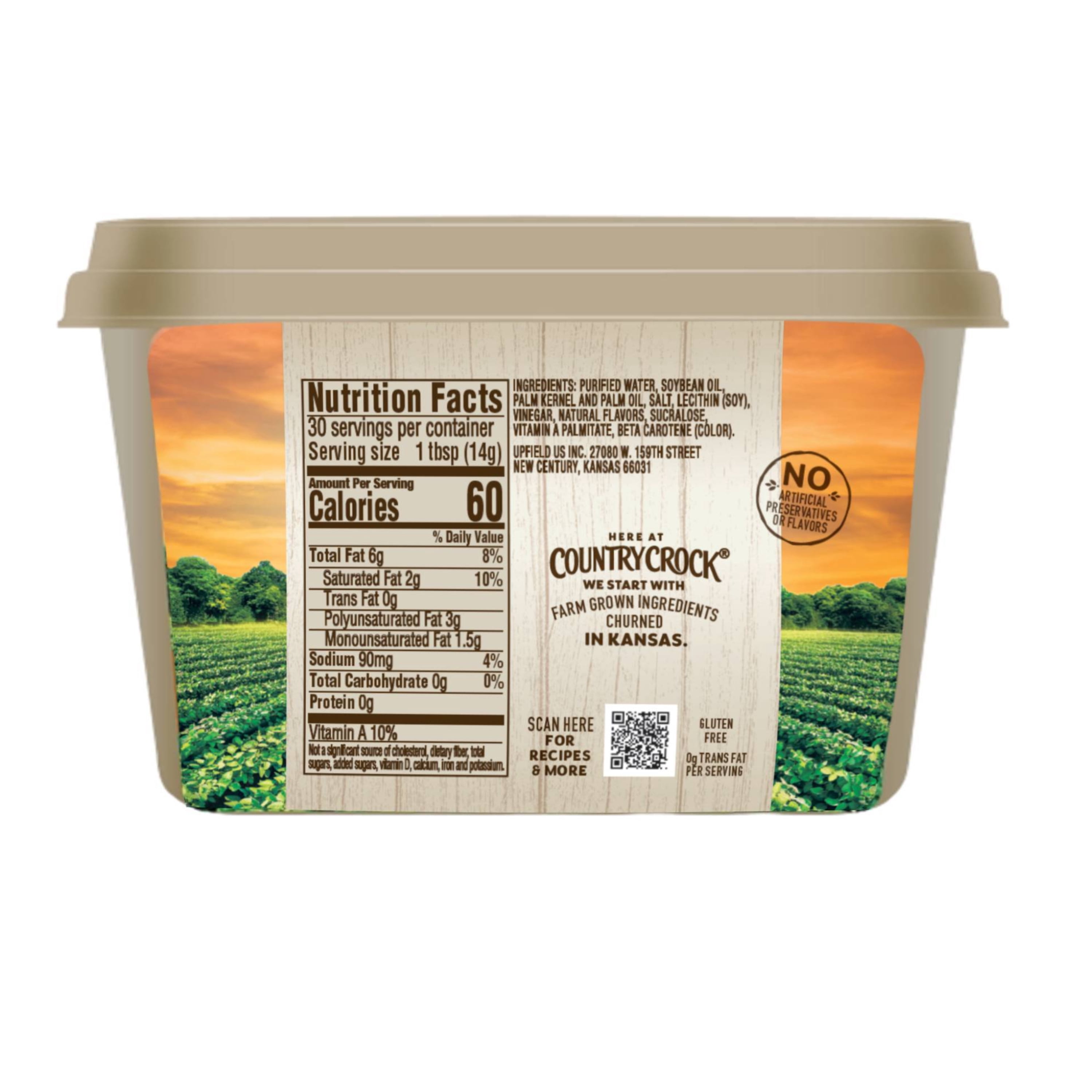 Country Crock Cinnamon Honey Spread, 15 oz Tub