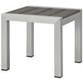 thumbnail image 6 of Lounge Chair Chaise Table Set, Aluminum, Metal, Steel, White, Modern Contemporary Urban Design, Outdoor Patio Balcony Cafe Bistro Garden Furniture Hotel Hospitality, 6 of 7
