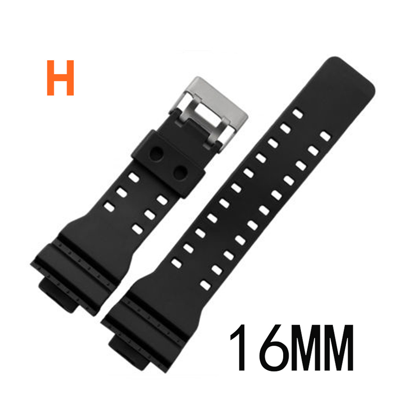 Rubber Watchband Watches Replace Electronic Wristwatch Band Sports