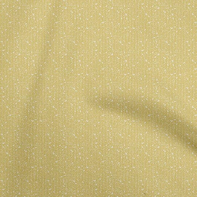 oneOone Silk Tabby Yellow Fabric Abstract Craft Projects Decor Fabric Printed By The Yard 42 Inch Wide