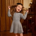 thumbnail image 2 of Gaexia Girls Sweaters,Girls Fall Sweaters,Girls Knitted Sweater Dress Long Sleeve Winter Warm Pullover Tunic Top With Style for Toddler Kids, 2 of 9