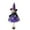 B, variant on EUDIDV Halloween Ornaments Halloween Gauze Dress Doll Pendant Black Cats Witch Pumpkin And Ghost Styles With Bells Decorative Hanging Creepy Props