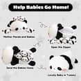 thumbnail image 4 of Panda de peluche SQEQE con 4 bebés en su interior, 1 mamá, 4 of 9