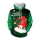 thumbnail image 3 of Sudadera con capucha navideña para hombre, con estampado 3D, con diseño festivo de Papá Noel, muñeco de nieve y vacaciones, informal, de gran tamaño, 3 of 5