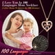 thumbnail image 2 of Set de regalo AddWel de rosas auténticas preservadas con collar «I Love You», 2 of 9