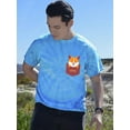 thumbnail image 2 of Pocket Corgi Love Tie Dye Cyclone Men -Image by Shutterstock, Male Medium, 2 of 4