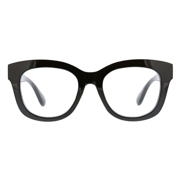 Peepers par PeeperSpecs Lunettes de Lecture Surdimensionnées pour Femmes - Noir +1.00