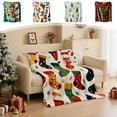 thumbnail image 2 of PEIBang Christmas Throw Blanket,39x51 Inch Winter Christmas Fleece Blanket,Soft Plush Warm Throw for Couch Sofa Bed Decor, 2 of 7