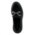 thumbnail image 3 of Patrizia Marlen Women’s Velvet Slip-On Loafers with Crystal Ornament and Block Heel, 3 of 7