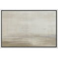 thumbnail image 3 of PixonSign Framed Canvas Print Wall Art Grunge Pastel Brown Watercolor Vista Abstract Shapes Illustrations Modern Art Decorative Minimal Relax/Calm for Living Room, Bedroom, Office - 24"x36" White, 3 of 5