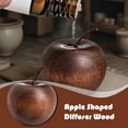 thumbnail image 7 of Apple Shaped Aromatherapy Diffuser Wood, Vintage Carved Wood Home Decor B1P, 7 of 7