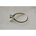 thumbnail image 2 of 1.5Ct Radiant Cut Lab Created Diamond Solitaire Engagement Ring 14K White Gold Plated -9, 2 of 4