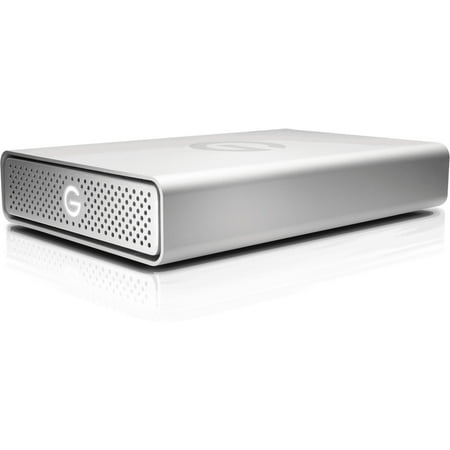 G-Technology - G-DRIVE USB-C 4TB Desktop Hard Drive - Silver