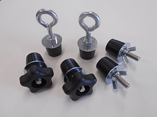 Yesland 6 Pack Polaris Lock/Ride ATV Tie Down Anchors for RZR Sportsman and Ace Ride Type Anchors Which is Not Fit Ranger 