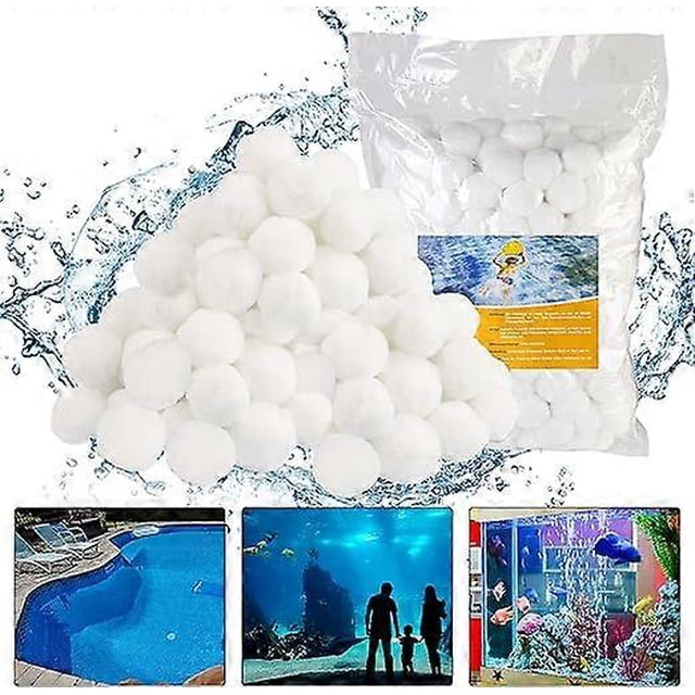 Filter balls for sand filter systems, 700 g pool filter balls, can replace 25 kg filter sand, sand filter system, filter balls, suitable for pool filt