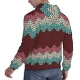 thumbnail image 6 of Pofeuu fall leaf Element Print Mens Casual Hooded Collar Drawstring Hoodies Pullover Sweatshirts Casual Long Sleeve Shirts-Small, 6 of 7
