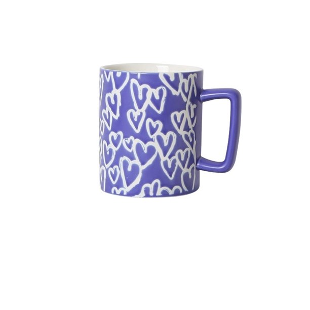 Taza de café de cerámica de gran capacidad for desayuno de avena, 400 ml
