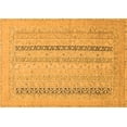 thumbnail image 1 of Ahgly Company Indoor Rectangle Abstract Orange Modern Area Rugs, 5' x 7', 1 of 4