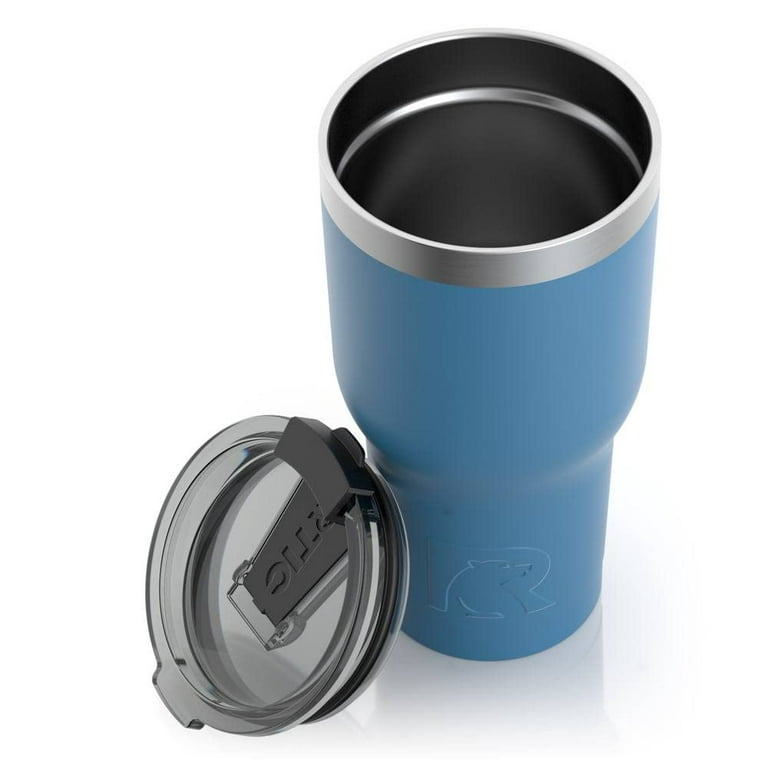 Insulated Coffee Mug With Lid Stainless Steel Cup Premium Thermal Travel  Blue