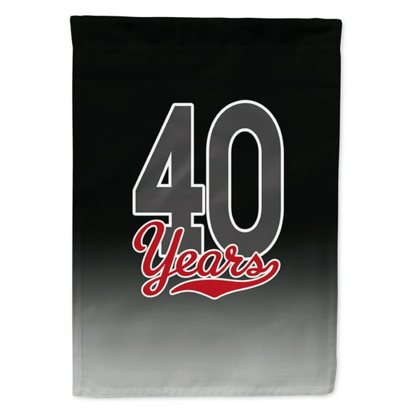 Carolines Treasures CJ1086GF 40 Years Flag Garden Size  Small multicolor