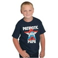 thumbnail image 4 of USA American Patriotic Papa Smurf Boys Kids T Shirt Tees Tops Teen Brisco Brands X, 4 of 6