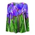 thumbnail image 5 of Blusa con cuello redondo y manga larga suelta a la moda para mujer Fridja bvmnju2224, 5 of 5