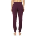 thumbnail image 4 of BALEAF Womens Sweatpants Cotton Joggers with Pockets Lounge Sweat Pants Tapered Casual Running Workout Yoga Burgundy Size L, 4 of 6