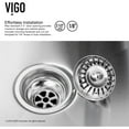 thumbnail image 4 of Vigo All-in-One 32" Undermount Stainless Steel Kitchen Sink and Chrome Faucet Set, 4 of 9
