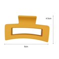 thumbnail image 4 of Simple Résistant à l'Usure Carré Grand Cheveux Barrette Griffe Cheveux Accessoires de Cheveux, 4 of 11