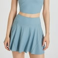 thumbnail image 4 of Ediodpoh Athletic Skirt Women High Waist 2 in 1 Running Tennis Skirt with Shorts for Yoga Fitness Badminton Women's Skirts Sky Blue L, 4 of 5