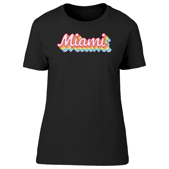 Colorful Miami Beach Tee Women's -Image by Shutterstock